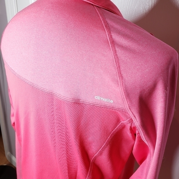 Adidas pink track climalite jacket - Picture 8 of 9